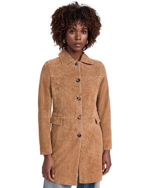 Blank NYC Dirt Bike Suede Jacket - Brown