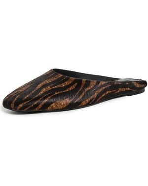 Black Suede Studio Lucia Flats - Black