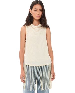 Sea Carlotta Fringe Top - Natural