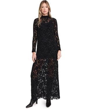 Alohas Tiban Lace Dress - Black