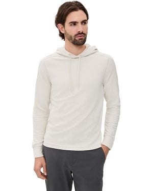 Ralph Lauren Tech Waffle Knit Hoodie - White