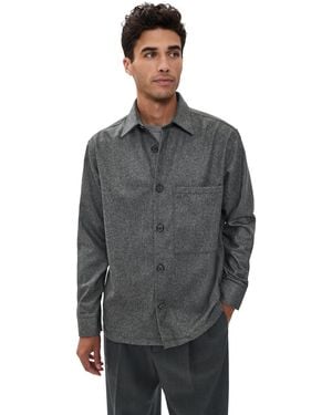 NN07 Freddy Workwear Button Down Shirt - Black