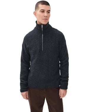 Alex Mill Quarter Zip Sweater - Blue