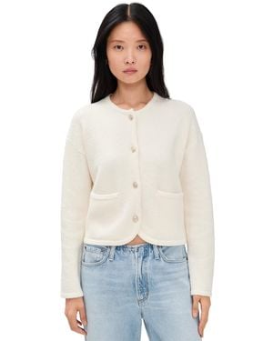 Splendid X Cella Jane Button Up Cardigan - White