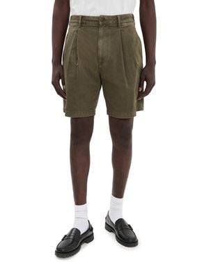 Alex Mill Standard Pleated Chino Short - Green