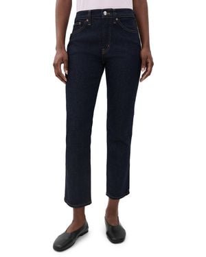 Madewell The Jules Slim Straight Jeans - Blue