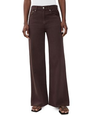 Madewell The Ultimate Airy Denim Wide-Leg Jeans - Brown