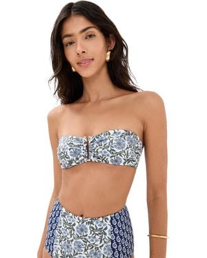 RHODE Mala Bandeau Top - Blue