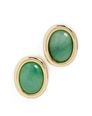Luv Aj Sunset Stone Studs - Green
