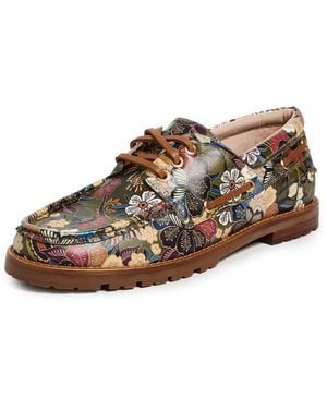 FARM Rio Printed Boat Shoes - Multicolor