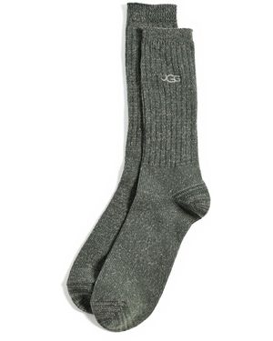 UGG Trey Rib Knit Crew Socks - Gray