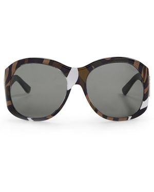 Emilio Pucci Round Sunglasses - Multicolour