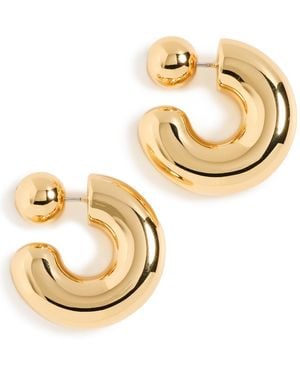 Jenny Bird Tome Large Hoops - Metallic