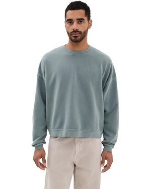 Asher Duster Crewneck Sweatshirt - Blue