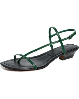 Madewell The Maycie Asymmetric T-Strap Sandals - Black