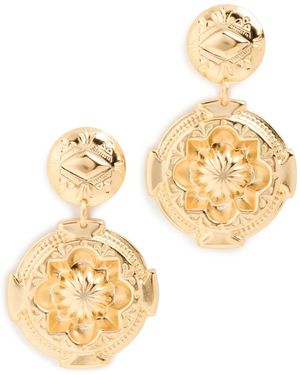 Elizabeth Cole Ariella Earrings - Metallic
