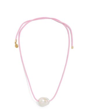 Hart Pearl Cord Necklace - White