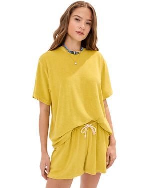 Le Bos Farrah Terry Tee - Yellow