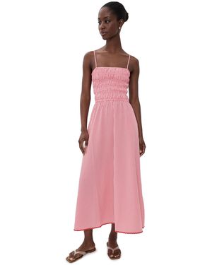 Solid & Striped The Delta Midi Dress - Pink