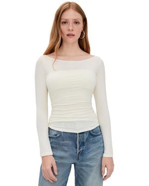 Reformation Julian Knit Top - White
