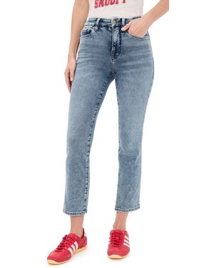 GOOD AMERICAN Good Legs Straight Jeans - Blue