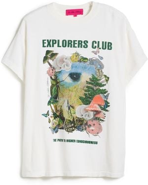 The Elder Statesman Explorers Club Tee - White