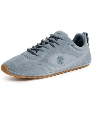 Tory Burch Suede Field Sneakers - Blue
