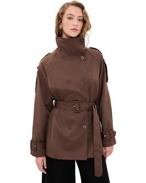 Lioness Blanc Trench Coat - Brown