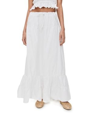 Peixoto Riley Maxi Skirt - White