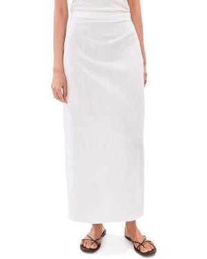 Le Bos Vanessa Linen Maxi Skirt - White
