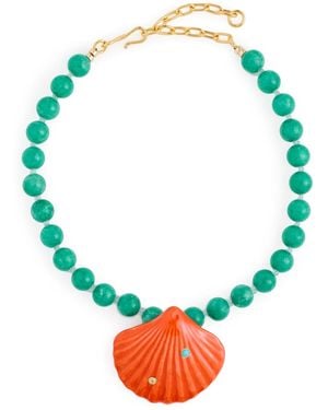 Lizzie Fortunato Corfu Shell Necklace - Multicolor