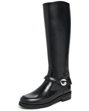 Coperni Belt Cavalier Boots - Black