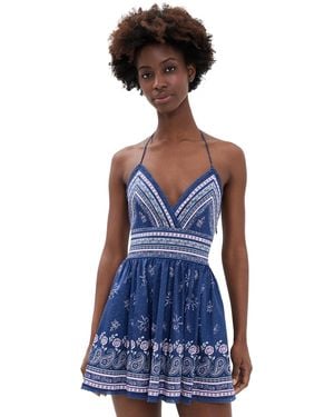 LoveShackFancy Arletta Dress - Blue