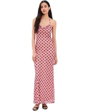 Madison The Label Polina Maxi Dress - Red