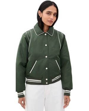Blank NYC Game Face Bomber Jacket - Green