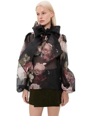 retroféte Peregrine Blouse - Black
