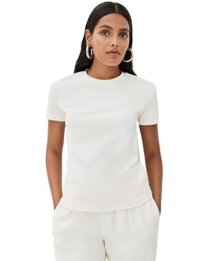 Lioness Essential Crew Neck Loose Tee - White