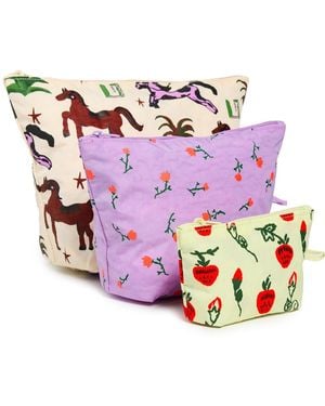 BAGGU Go Pouch Set - Pink