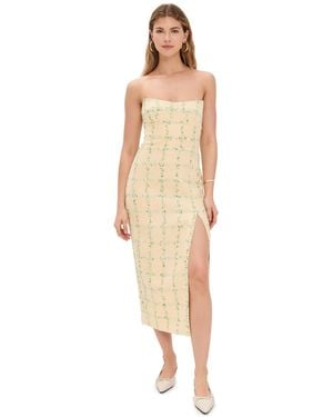 Amanda Uprichard Ivy Midi Dress - Natural
