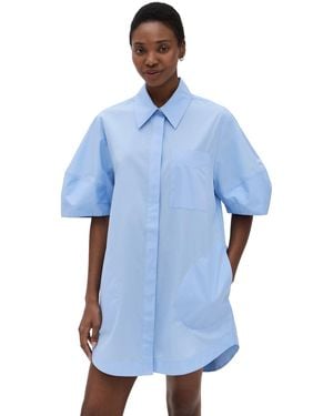 Lee Mathews Wendy Mini Dress - Blue