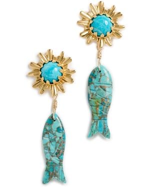 Brinker & Eliza Finnie Earrings - Blue
