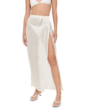 Lisa Marie Fernandez Sarong Skirt - Black