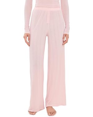 NEGATIVE Whipped Track Pants - Pink