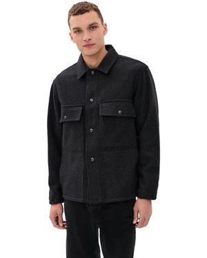 KNICKERBOCKER Mott Wool Cashmere Jacket - Black