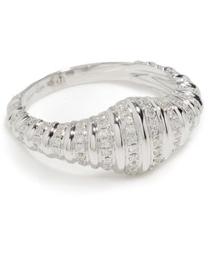 Yvonne Léon Nano Chevaliere Ovale Berlingot Diamant Ring - Multicolour