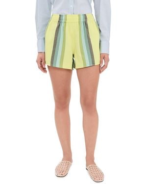 Marrakshi Life The High Waisted Shorts - Yellow