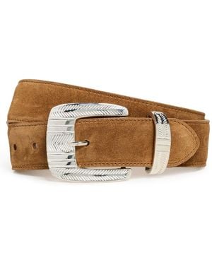 L'Agence Aya Western Engraved Belt - Multicolour