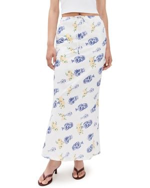 Bailey Rose Maxi Skirt - White