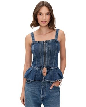 seventy + mochi Mila Top - Blue