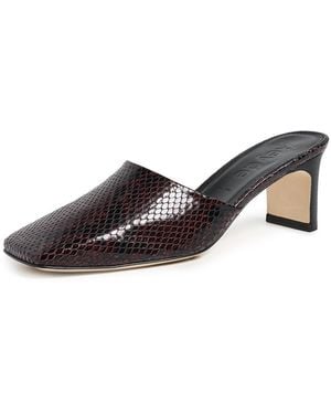 Aeyde Blithe Snake Print Pumps - Black